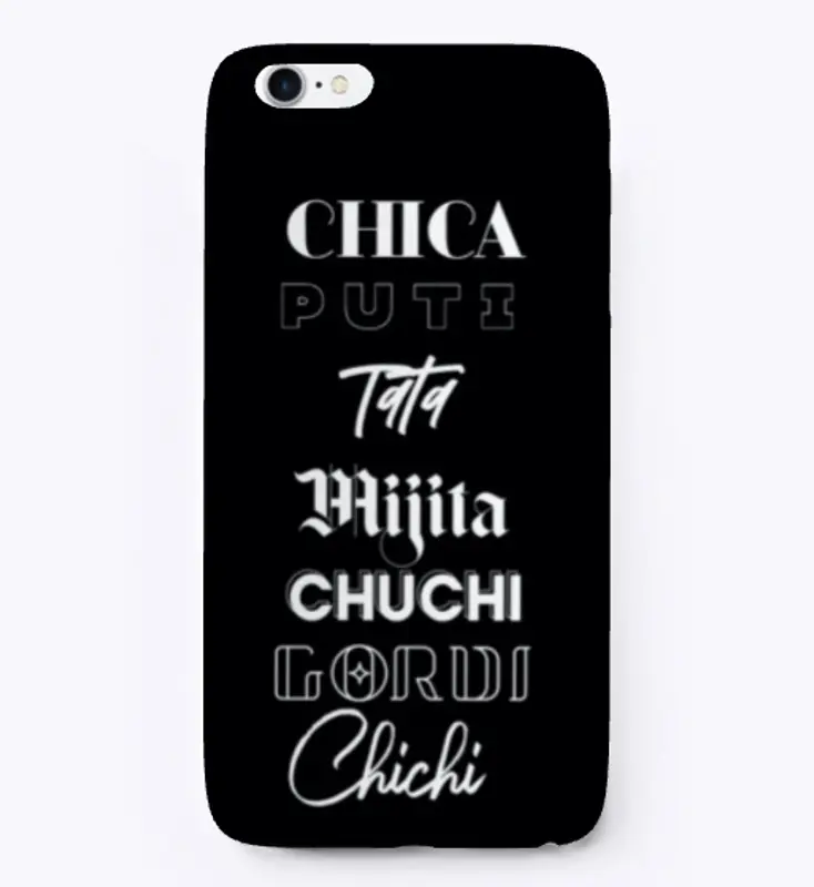 CHICA/PUTI (white  lettering)